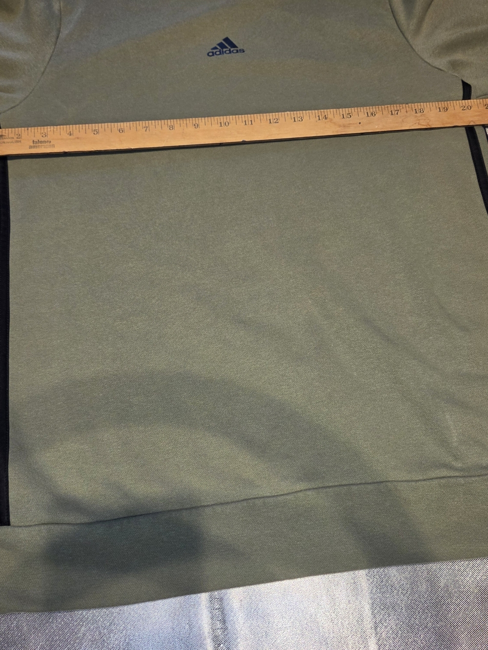 Adidas Men’s M Medium Olive Crewneck Sweater - Picture 6 of 9